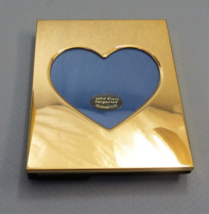 LaVie Solid Brass Photo Frame Heart Shaped Display Current Code # 63655 ... - $11.30