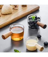 Mini Glass Saucepans with Wood Handles - $26.02 CAD