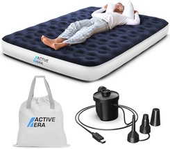 Active Era Luxury Camping Air Mattress with Built in Pump - Queen Air Mattress - £93.80 GBP