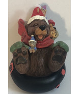 Hallmark Christmas Decoration Bear On Inner tube 2006 XM1 - $8.90