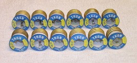 Lot of 12 Buss Tron Type TL 15 Amp Time Delay Fuses - Edison Base - £10.23 GBP