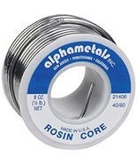SOLDER 40/60ROSIN 8OZ by ALPHA METALS MfrPartNo 21406 - $38.04 CAD
