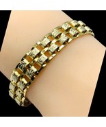 vintage gold tone bracelet Excellent Condition 7.75” - $34.49 CAD