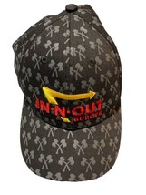 In-n-Out Burger Hat Cap Adjustable Palm Tree All Over Print - £13.16 GBP