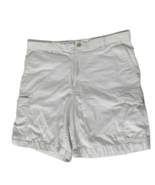 Lands&#39; End Mens Bermuda Cargo Shorts Size 38 Solid Beige Casual - $24.67 CAD