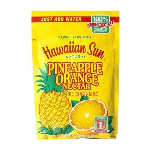 Primary image for Hawaiian Sun Pineapple Orange Nectar Powder Drink, 4.52-ounce