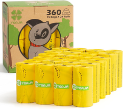 Poop Bags for Dogs, 360 Pet Waste Bags Refill Rolls, 100% Leak Proof Extra Thick - £13.79 GBP