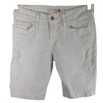 Levis 545 White Jean Shorts Womens Size 4M Relaxed Fit High Rise Bermuda... - $376.19 MXN