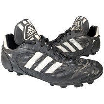 Adidas Stratos Liga Soccer Shoes Mens Size 9 Cleats Black and White 032945 - $59.40