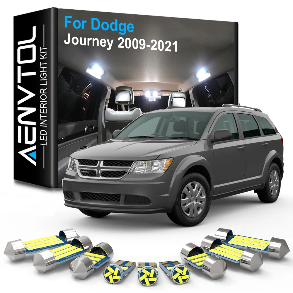 AENVTOL 8pcs Canbus LED Interior Light For Dodge Journey 2009 2010 2011 2012 - £14.91 GBP