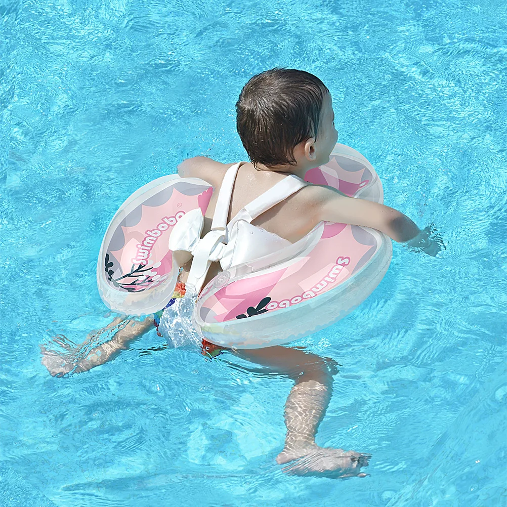 Baby Swimming Float Inflatable Infant Pink Floating Ring Kids Swim Pool - £28.86 GBP