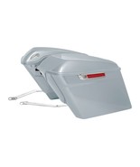 Pearl SIlver Stretched Saddlebag Conversion Harley touring road king 199... - $9,310.79 MXN