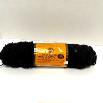 Vintage Lion Brand Pamela Virgin Skeen Acrylic Knitting Worsted Weight Black - £5.23 GBP