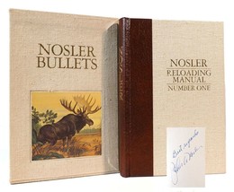 John And Bob Nosler Nosler Reloading Manual Part One Signed 1st Edition 1st Pri - £409.95 GBP