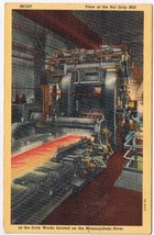 Postcard Hot Strip Mill Irvin Works Monongahela River Pennsylvania - £3.39 GBP