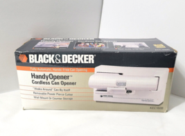Black &amp; Decker Handy Opener Cordless Can Opener KEC160B Vintage Spacemaker NEW - £69.24 GBP