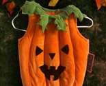 NWT Hallows Eve Plush Pumpkin Jack O Lantern Halloween Costume Orange SI... - $24.75