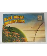 Blue Ridge Mountains Postcard Book Fold Out Vintage  - £9.67 GBP