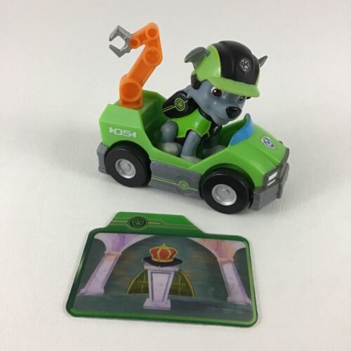 Paw Patrol Mission Paw Rocky 's Repair Kart with Paw Card Figure Spin Master Toy - $29.65