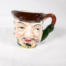 Toby Pitcher Man With Brown Hat Small Ceramic Vintage - £13.52 GBP