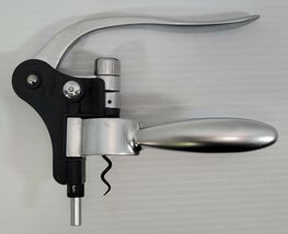 JJ) Manual Handheld Corkscrew Wine Bottle Lever Opener - $9.89