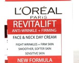 1 L&#39;Oreal Paris 1.69 Oz Revitalift Anti Wrinkle Firming Face &amp; Neck Day ... - $23.99