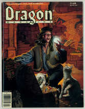 Dragon Magazine #149 1989 TSR AD&amp;D Robin Wood Fantasy Cover Art / Treasure &amp; Cat - £19.46 GBP