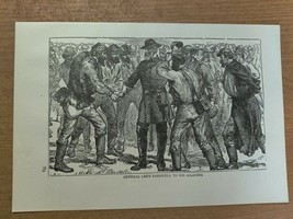 General Lee&#39;s Farewell to his Soldiers 1900 Vintage Print 7&quot; x 10&quot; Civil... - $12.42 CAD