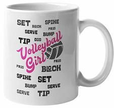 Volleyball Girl. Novelty Sports Coffee &amp; Tea Mug For Volley Ball Game Pl... - £15.24 GBP+