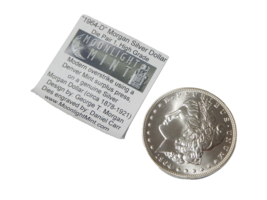 1964D 1964 D Morgan Silver Dollar Fantasy Daniel Carr Rare Moonlight mint - $494.99