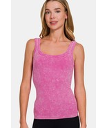 Zenana Ribbed Scoop Neck Tank - $475.11 MXN