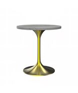 LeisureMod Verve Round Dining Table, Mid-Century Modern Dining Table wit... - $444.92+