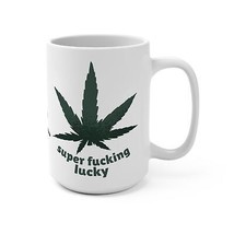 Embrace Your Luck with Our Normal Luckey Super Lucky Ceramic Coffee Mug 15oz - £15.73 GBP