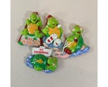 Vintage Lot Of FOUR Googly Eyes Turtle Refrigerator Magents - $17.81