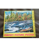 Perfect Picture Puzzle Rushing River 18.75&quot; x 13&quot; 350 Piece Interlocking... - £14.89 GBP