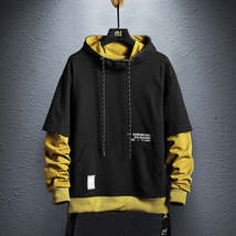 Hoodie Sweatshirt Mens Hip Hop Pullover Hoodies Streetwear Casual - £116.86 GBP