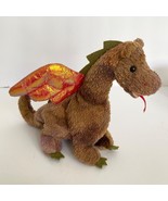 1998 TY Scorch Beanie Baby Dragon Plush Vintage - £18.66 GBP