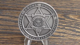 Arapahoe County Sheriffs Office Colorado .999 Fine Silver Challenge Coin #969U - £30.35 GBP