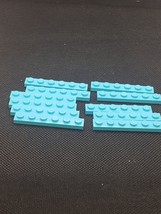 LEGO Parts  Medium Azure Plate 1 x 6  No 3666 - QTY 11 1627/16 - £0.92 GBP