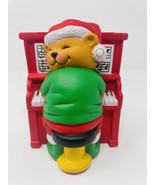 Vintage Avon Play It Again Mr. Keys Christmas Musical Piano Bear Plug In - $44.99