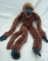 K&amp;M Wild Republic 1999 Long Legged Brown Monkey 16&quot; Plush Stuffed Animal Toy - £15.79 GBP