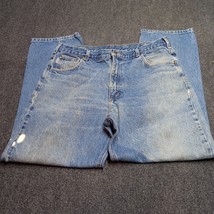Carhartt Jeans Men 40x32 Blue Relaxed Fit Straight Leg High Rise Denim B... - $27.67