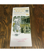 1963 Mediterranean and near east AAA  escorted tours travel brochure mov... - €17,15 EUR
