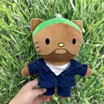 24Cm Hello Kitty as Frank Ocean Plush Doll Rapper Figure Collectable Gift Viral - $23.99