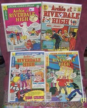 lot of {4} archie series comics {archie at riverdale high} - £7.99 GBP