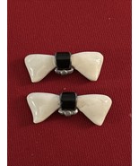 Vtg Shoe Clips Bows, riveted 1990’s Style - €17,04 EUR