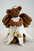 Teddy Bear Angel  With Gold Bells  Kurt S Adler  Classic Figure - £12.31 GBP