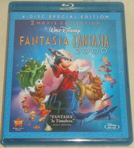 Fantasia/Fantasia 2000  w/Slipcover (Blu-Ray/DVD Combo, 4-Disc Set) - £7.77 GBP