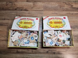 Box Lot Of Vintage Stamps - Random Stamps, All In Vintage Cigar Box - BOTH BOXES - £17.56 GBP