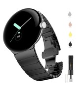 Miimall Compatible for Google Pixel Watch Band, Stainless Steel Strap [N... - $33.99